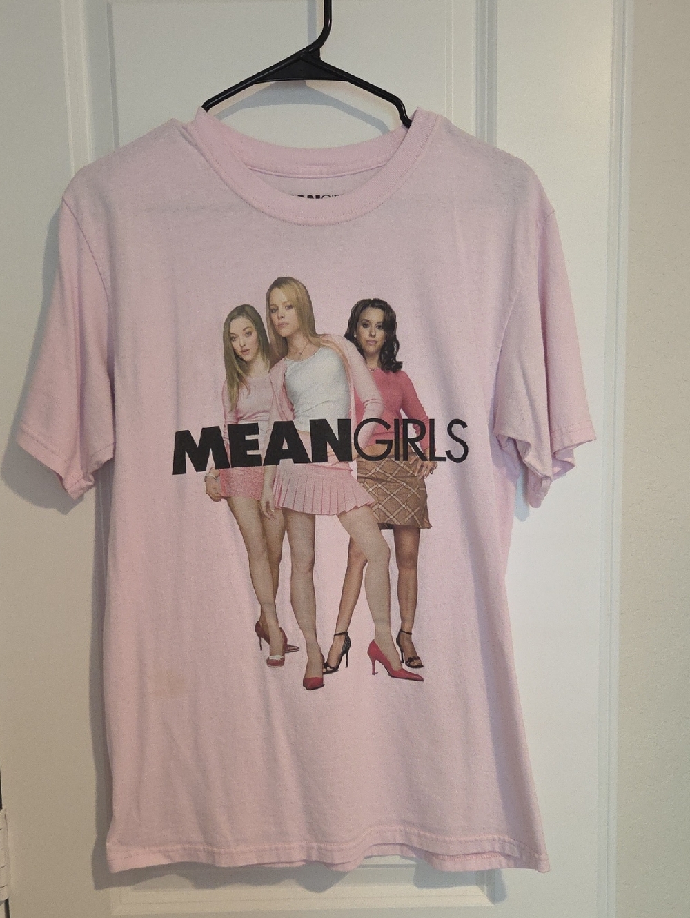 Mean Girls Graphic Tee in Light Pink
